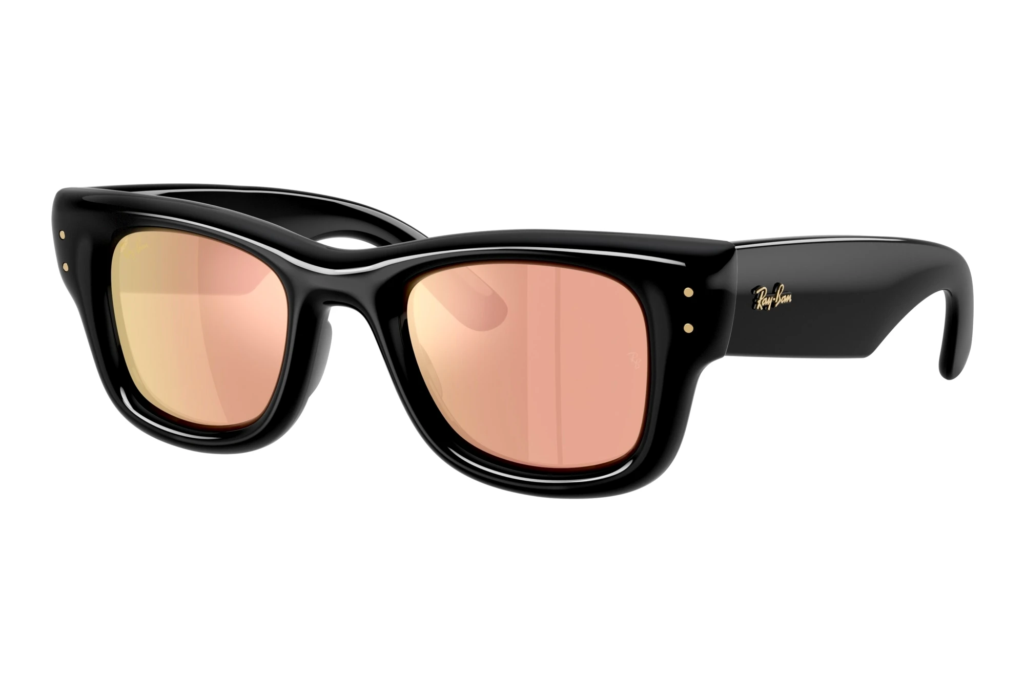 Ray-Ban   RB4940 601/7J Dark Brown Mirror Rose GoldBlack