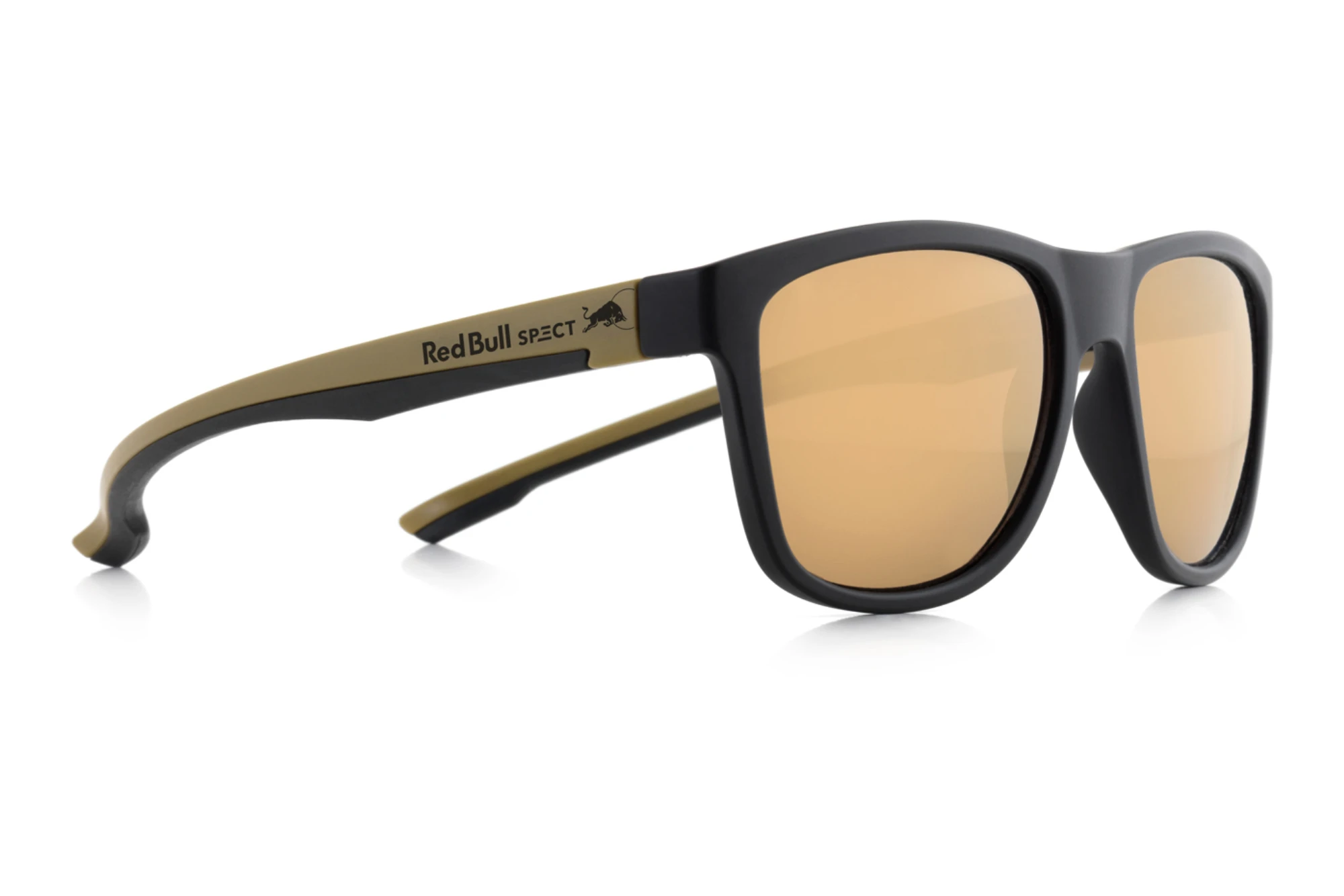 Red Bull SPECT   BUBBLE 005P brown with gold mirror POLblack