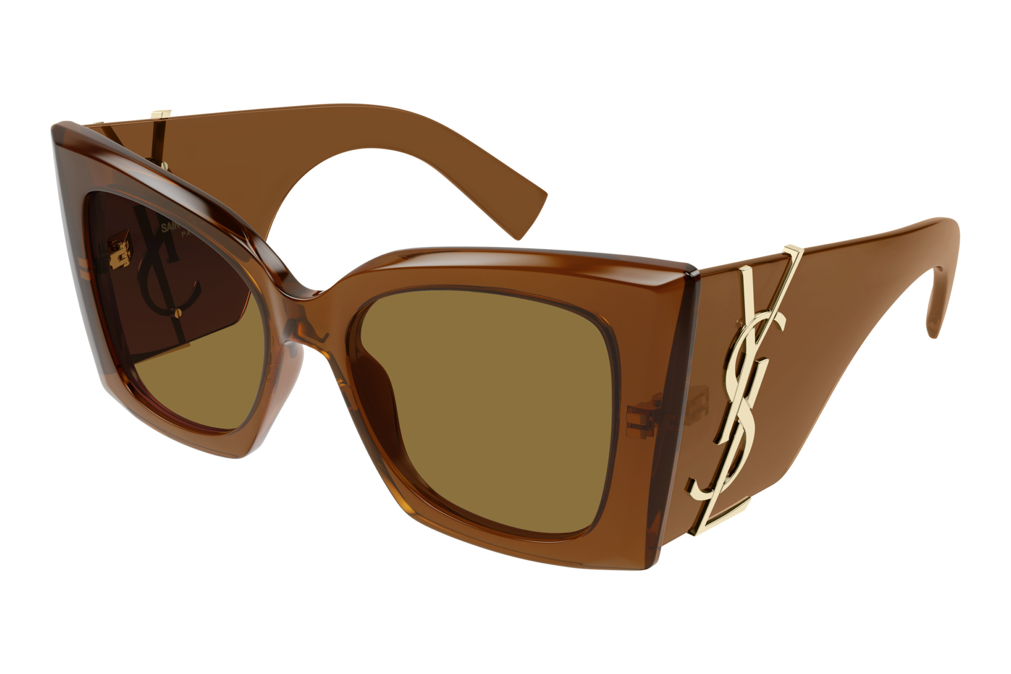 Saint Laurent   SL M119 BLAZE CRYSTAL 002 BROWN