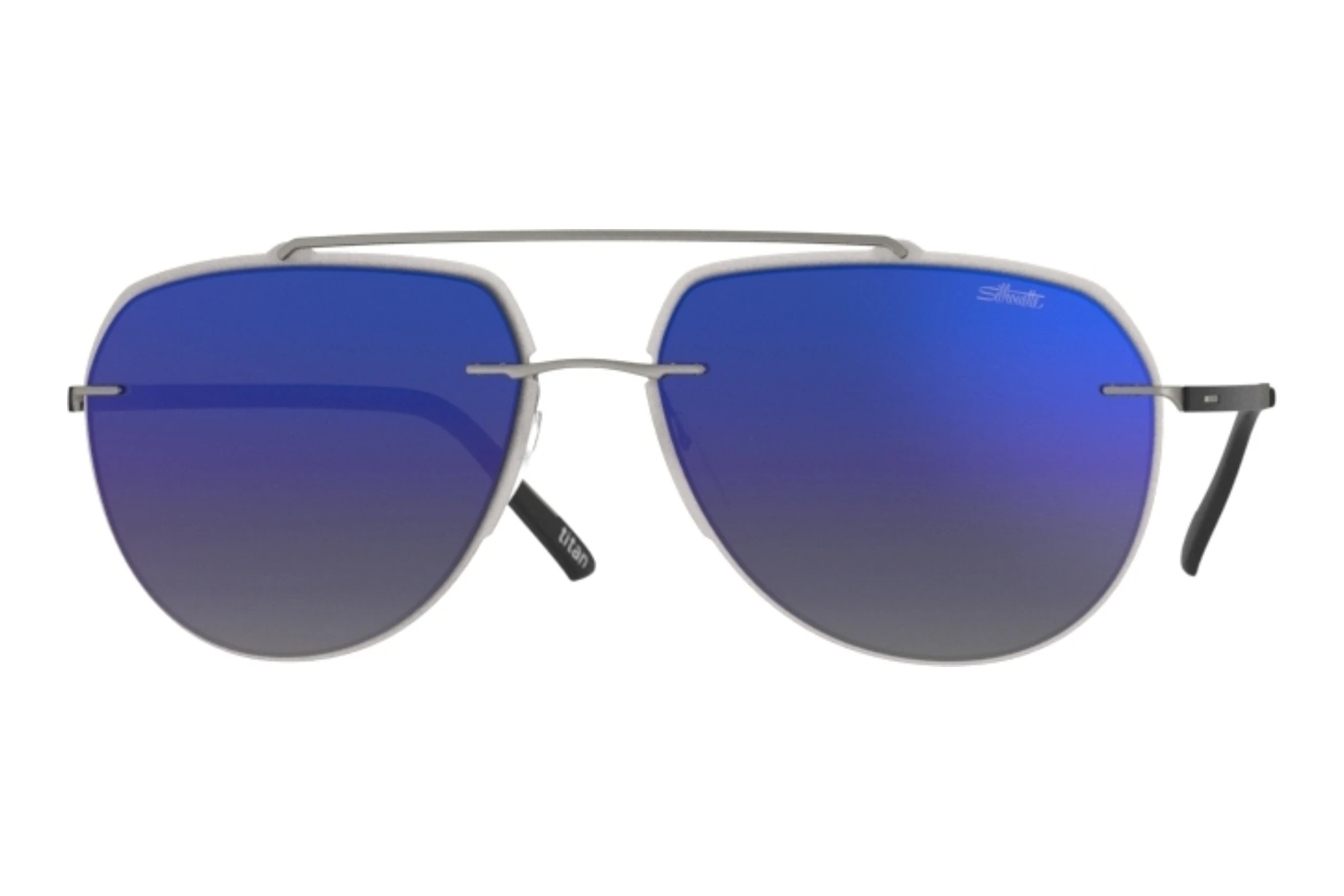 Silhouette   8719 6660 blackSLM Blue Mirror Gradient