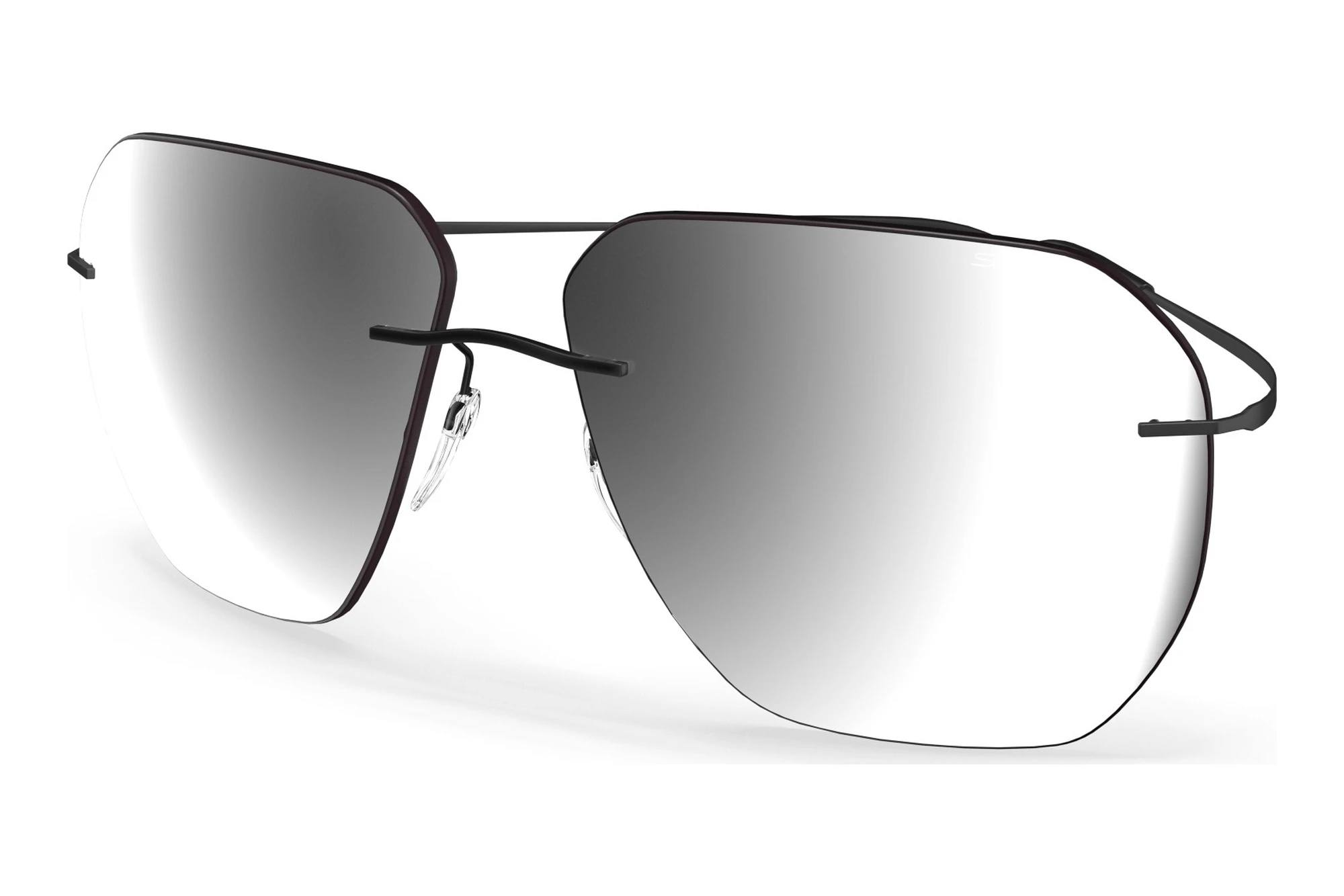 Silhouette   8743 9140 blackBlack / Crystal