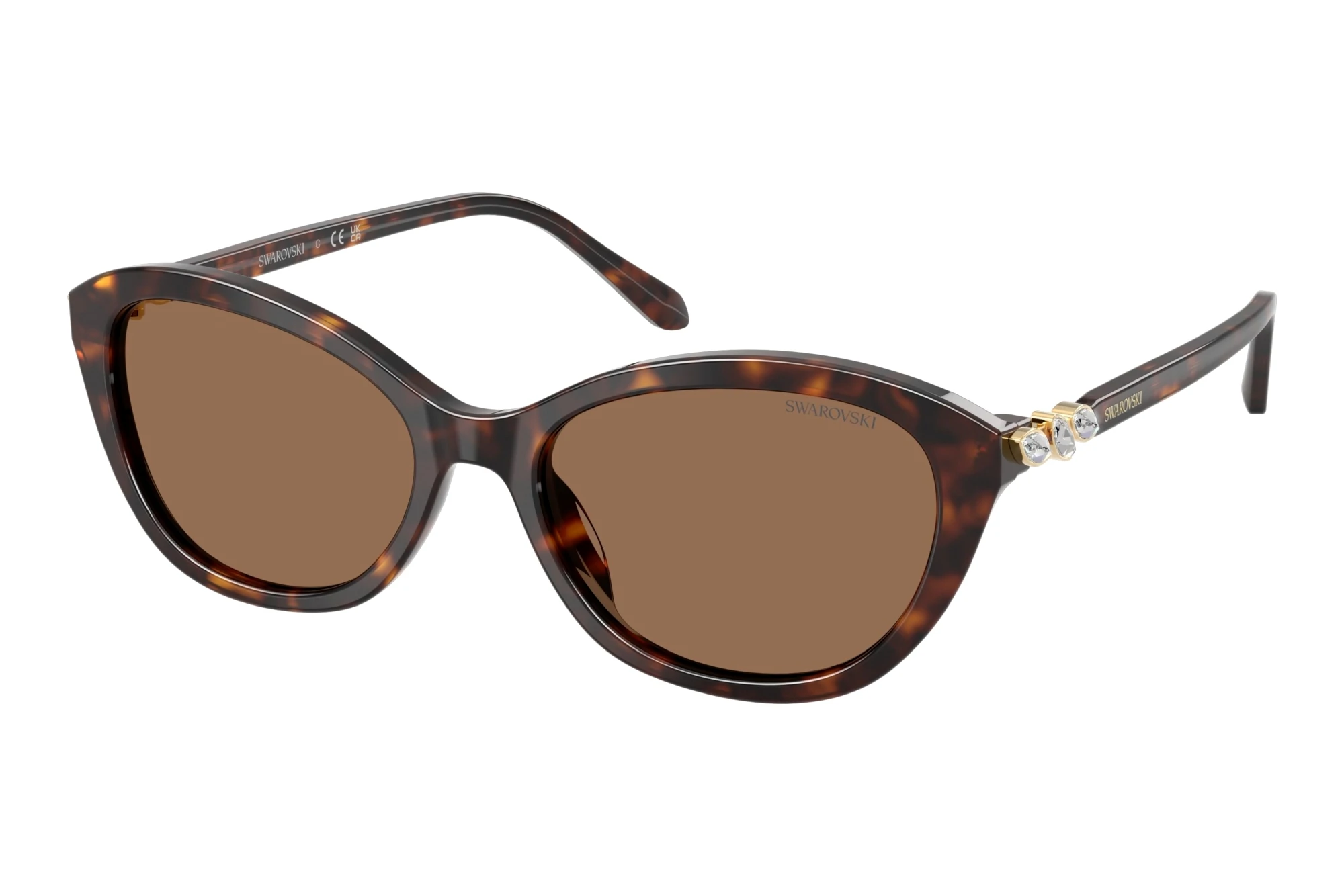 Swarovski   SK6066U 100273 Dark BrownHavana