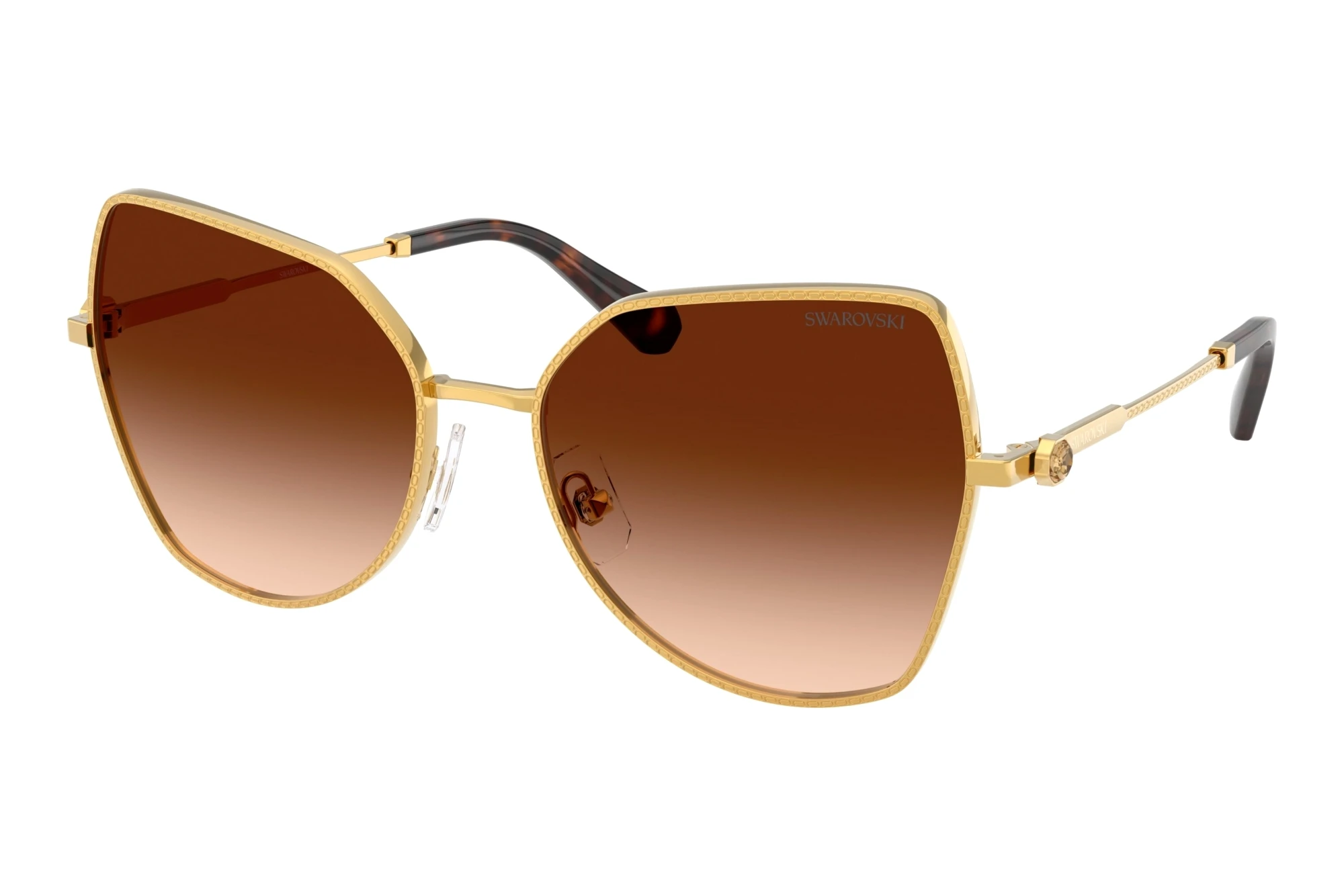 Swarovski   SK7037 400774 Gradient BrownDark Gold