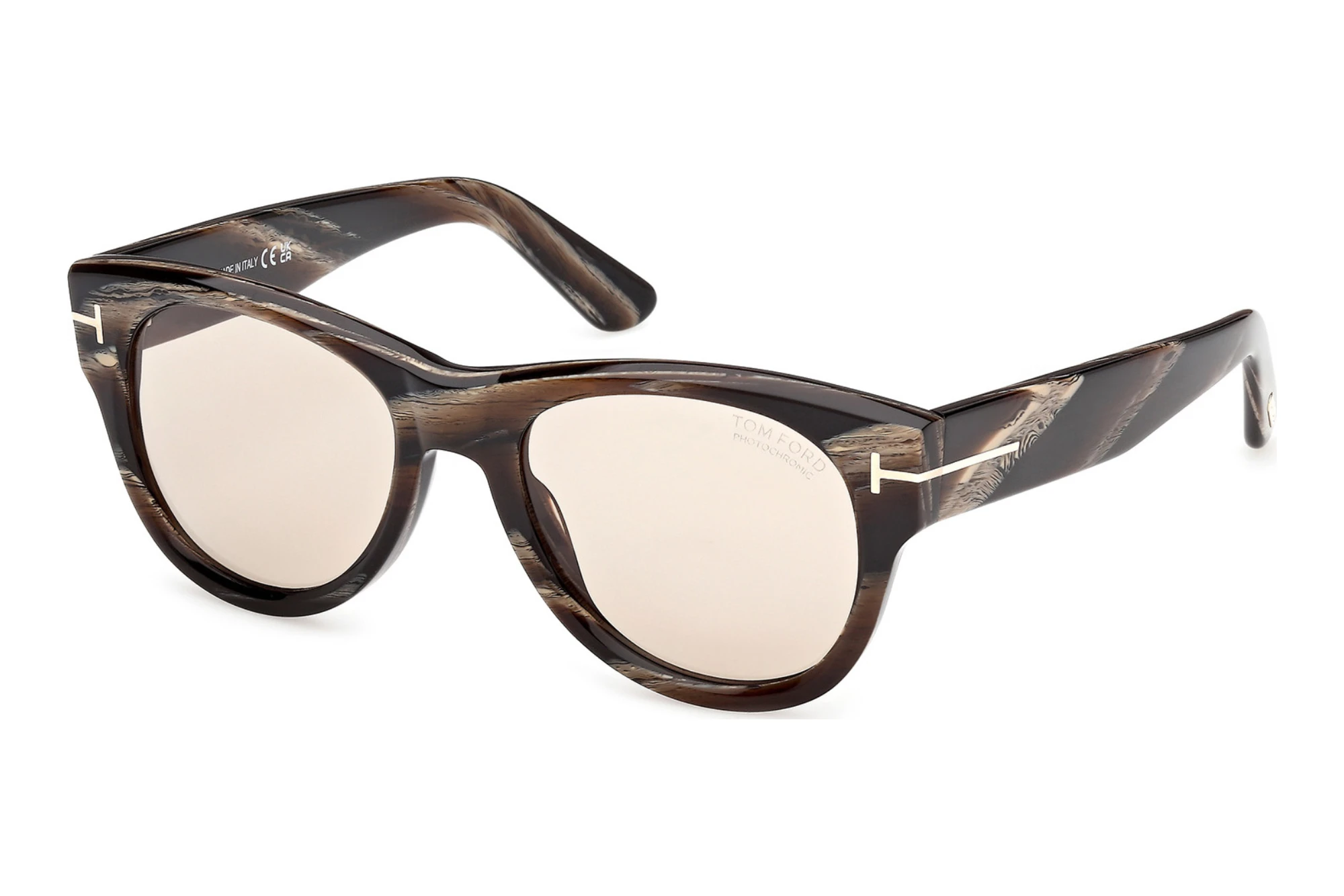 Tom Ford   FT1305 64E braunBunt Horn
