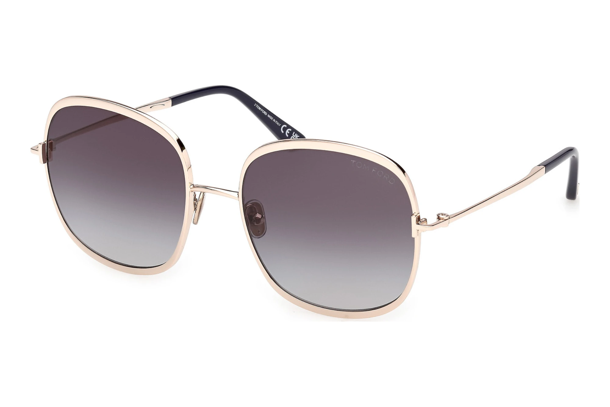 Tom Ford   FT1320 28W blau verlaufendGlänzend Rose Gold