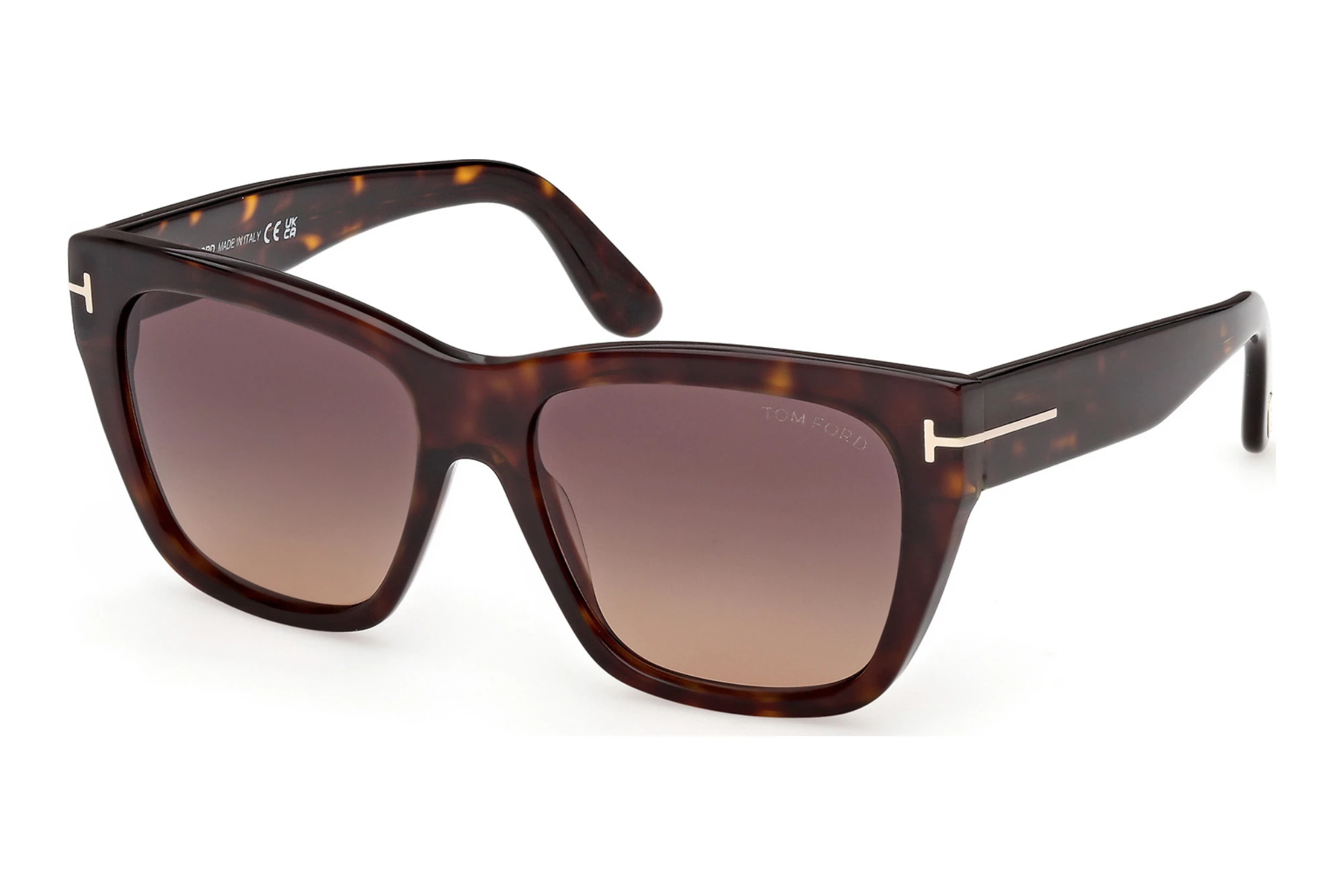 Tom Ford   FT1343 52T bordeaux verlaufendDunkel Havanna