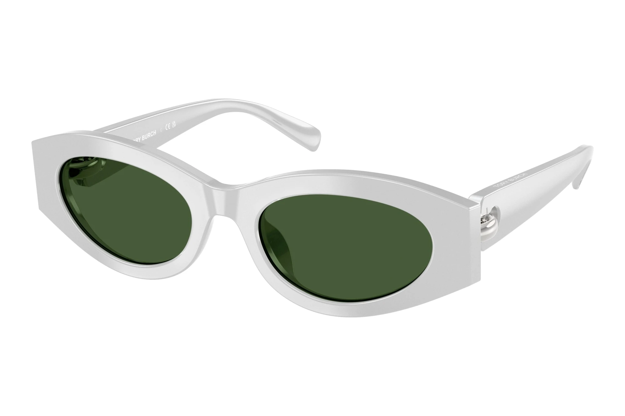 Tory Burch   TY7222U 206271 Dark GreenMetallic Silver