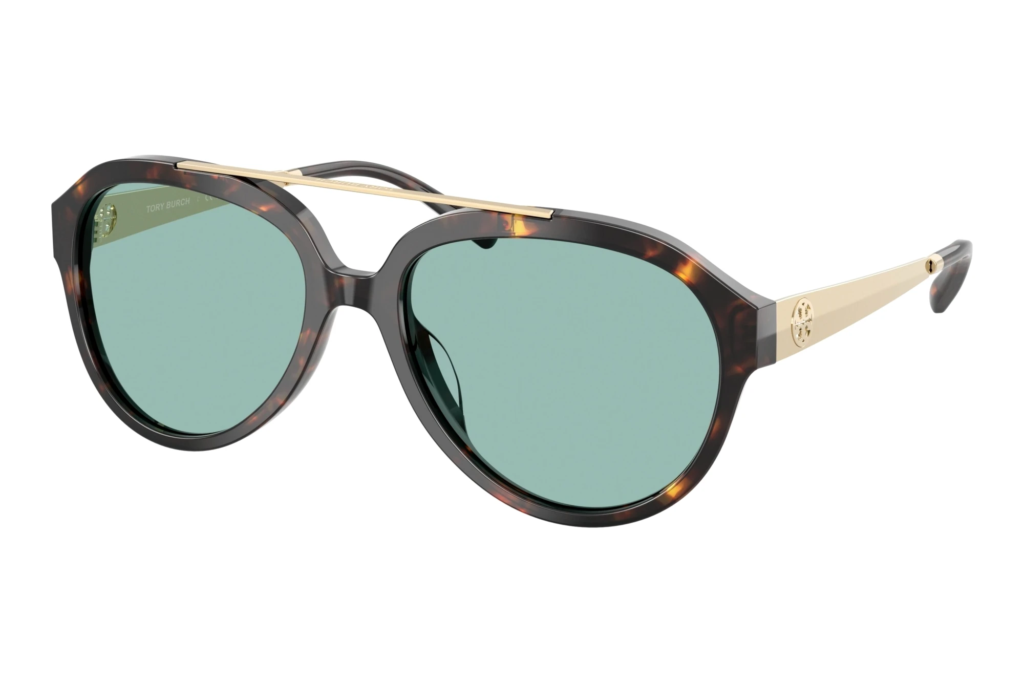 Tory Burch   TY7230U 198182 Petrol GreenBrown Tortoise