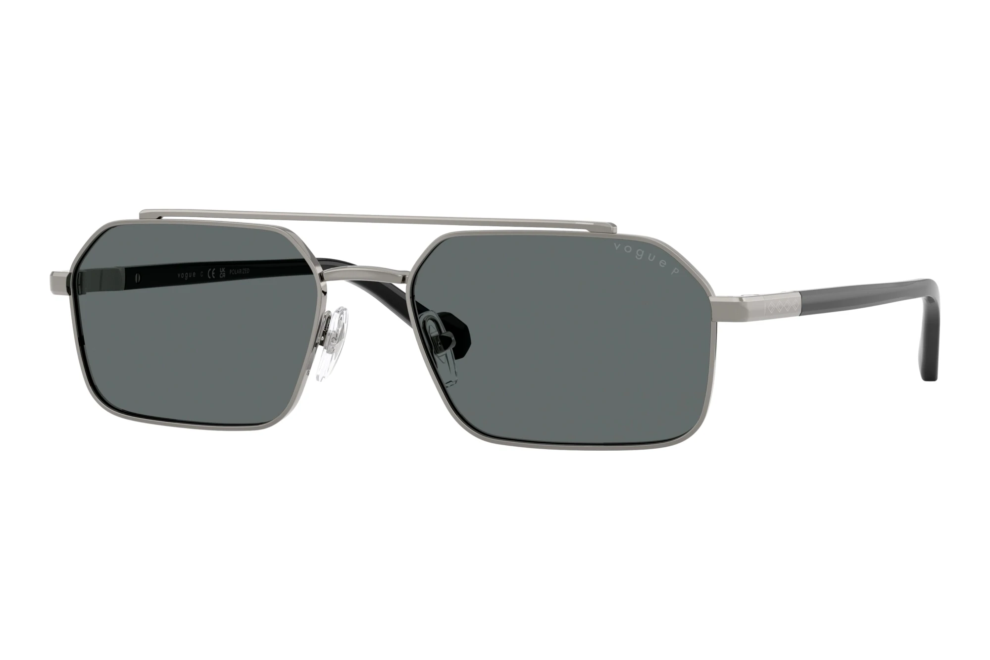 Vogue Eyewear   VO4356S 518781 Dark Grey PolarizedBrushed Gunmetal
