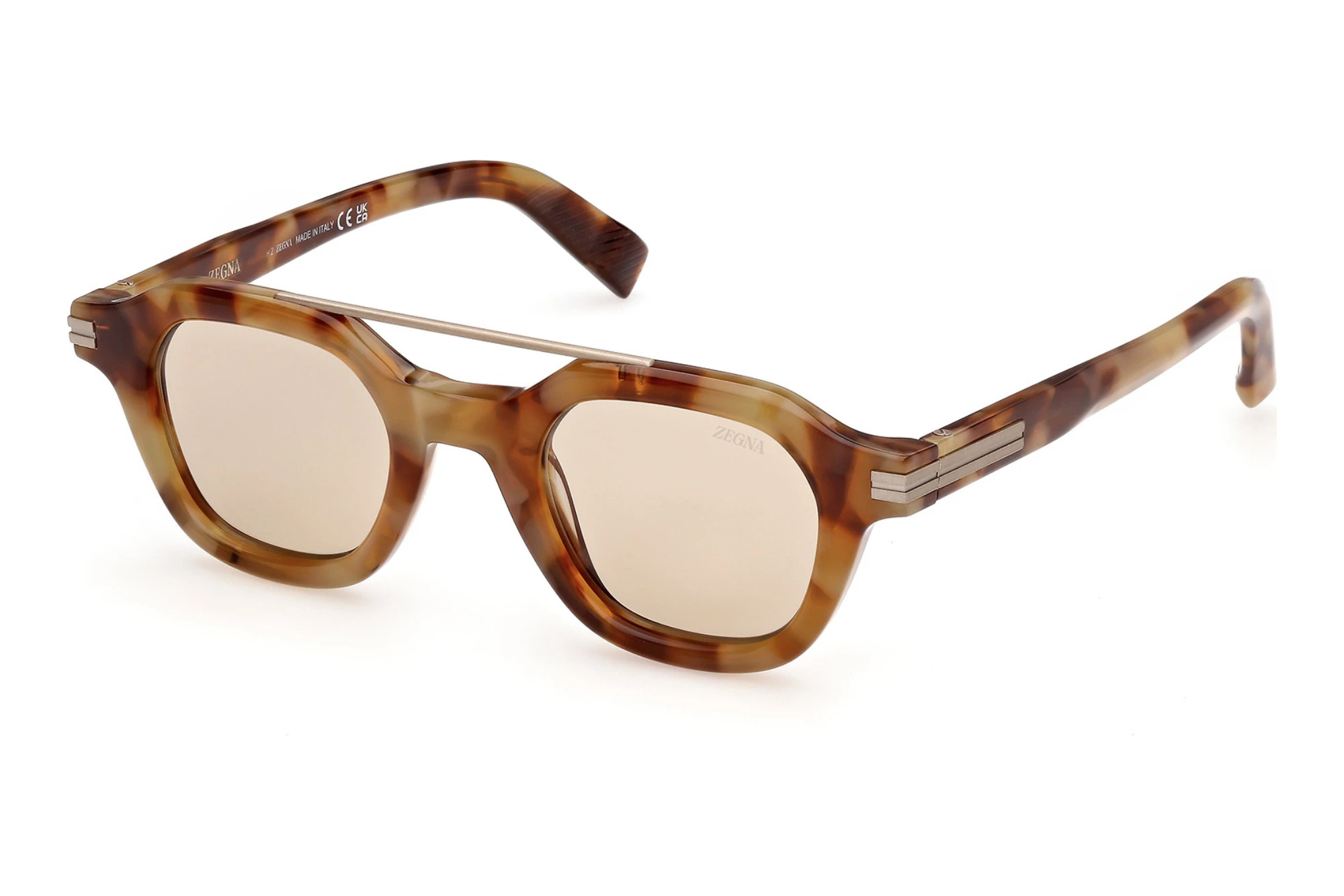 Zegna   EZ0319 55E braunBunt Havanna