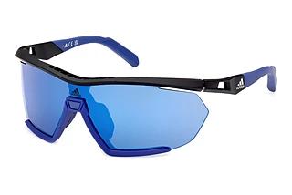 Adidas SP0072 05X blau verspiegeltSchwarz/Einfarbig