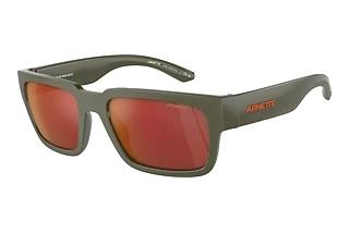 Arnette AN4326U 28546Q Grey Mirror Orange/YellowMilitary Green