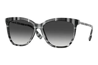 Burberry BE4308 40048G Gradient GreyCheck White/Black