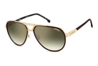 Carrera CARRERA 1076/S OIT/D6 GREEN SHADED GOLD MIRROR ANTIREFEXBLACK RED