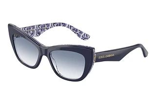 Dolce & Gabbana DG4417 341419 Clear Gradient Light BlueBlue On Blue Maiolica