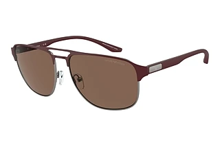 Emporio Armani EA2144 336673 Dark BrownMatte Gunmetal/Bordeaux