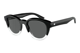 Giorgio Armani AR8181 5996B1 Dark GreyGradient Black/White