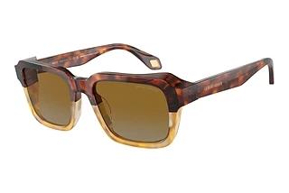 Giorgio Armani AR8194U 6034B2 Light Grey Gradient YellowRed Havana/Honey Havana