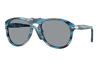 Persol PO0649 1234R5 GreyStriped Blue And Grey