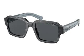 Prada PR 02ZS 13F07T Graphite CristalloGraphite Stone