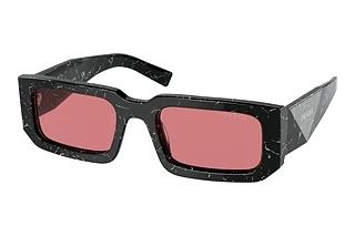 Prada PR 06YS 05W06O RedAbstract Black/White