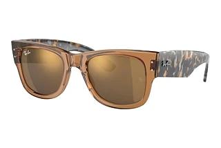 Ray-Ban RB0840S 663693 GoldTransparent Brown