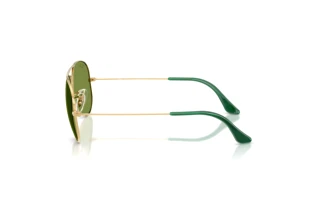 Sidevisning Ray-Ban AVIATOR LARGE METAL (RB3025 - 001/4E)