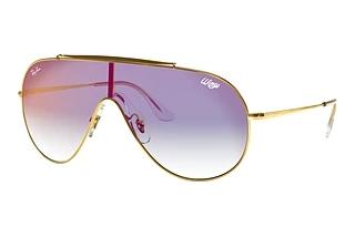 Ray-Ban RB3597 001/X0 Blue Gradient MirrorArista Gold
