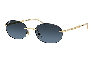 Ray-Ban RB3767 001/4C Blue Gradient Dark GreyArista Gold