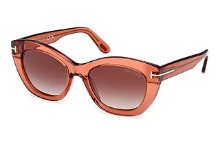 Tom Ford FT1285 42F braun verlaufendGlänzend Dunkel Orange