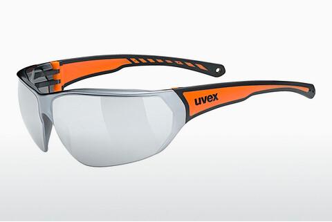 Solbriller UVEX SPORTS sportstyle 204 black orange