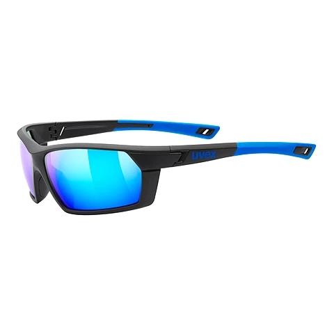 Solbriller UVEX SPORTS sportstyle 225 black blue