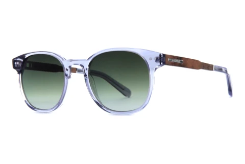 Solbriller Wood Fellas Pottenstein (10776 curled/crystal grey)