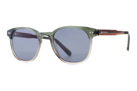 Solbriller Wood Fellas Pottenstein (10776 macasssar/green)