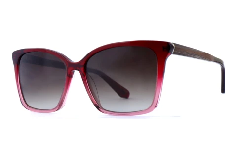 Solbriller Wood Fellas Curve (11042_S curled/red)