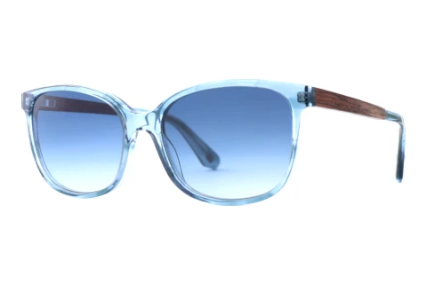 Solbriller Wood Fellas Vary (11045_S macassar/blue)