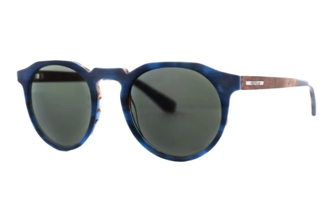 Solbriller Wood Fellas FJERN (11740 curled/blue)