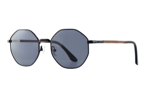 Solbriller Wood Fellas EQUINOX (11753 macassar/black/black)